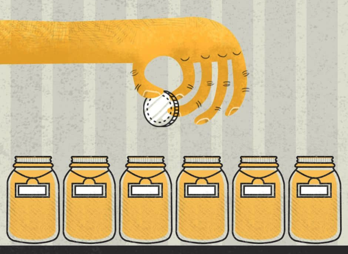 t. harv eker 6 jars money management system