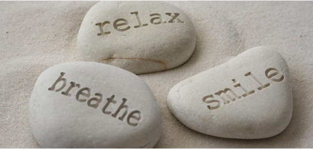 relax breath and smile artwork